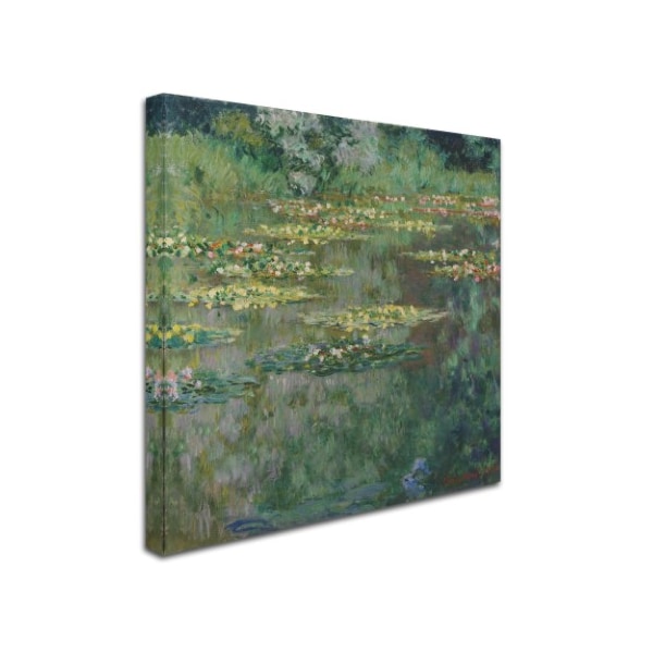 Monet 'Le Bassin Des Nympheas' Canvas Art,18x18